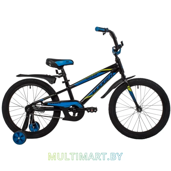 Детский велосипед Novatrack Dodger 205ADODGER.BK22 (черный, 2022)